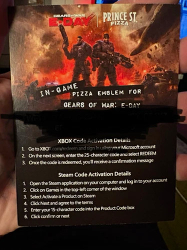Gears war day pizza st - war:,