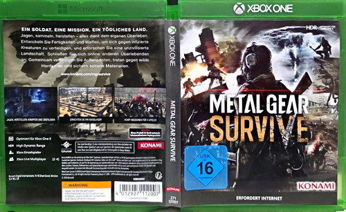 Konami metal gear survive - gear,